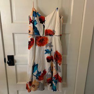 Banana Republic white floral print sundress